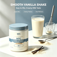 Concentré de protéines de lactosérum WPC à la vanille personnalisé |   Poudre nutritionnelle en gros 500g