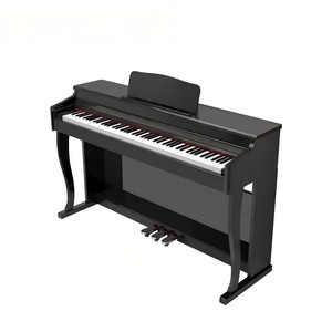 Piano Digital Vertical con <span class=keywords><strong>Teclado</strong></span> de Martillos Internos, 88 Teclas, 256 Polifonía, Conector de 3.5mm, 3 Pedales, Altavoz Integrado, Soporte de Suelo, para el Hogar - Product Image 1