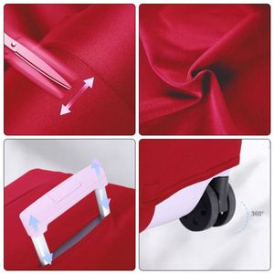 Custom <b>Suitcase</b> Covers Thicken Polyester Travel Dust Luggage Cover with Printing Logo - Product Image 3