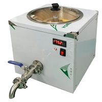 Mini équipement de pasteurisation, machine à pasteuriser le lait, lait de chèvre, yaourt, crème glacée, jus, bière, œufs, capacité de 14 l