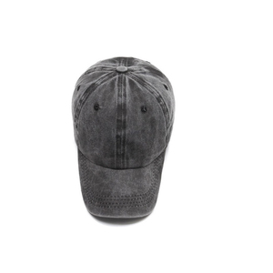 Gorra de béisbol de algodón de color sólido desgastado con diseño de orificio para cola de caballo y hebilla de cobre dorado para mujer, ideal para deportes, venta al por mayor. - Product Image 6