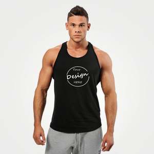 Wholesale Athletic Muscle <b>Tank</b> <b>Top</b> Custom High Quality Sleeveless Tee Embroidery Cotton Running Blank Muscle <b>Tank</b> <b>Top</b> <b>Men</b> - Product Image 6