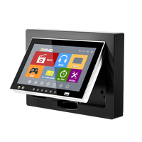 Monitor TV Layar Sentuh Lipat 10.1 inci Kelas Bisnis untuk Atap Mobil, Android 10 dengan RAM 4G, Memutar Film/Musik/Permainan untuk Mobil