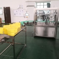 Machine de remplissage automatique PLC pour boissons, miel, sauce tomate, pâte, pots, mélangeur en plastique, ligne de mise en bouteille de sachets, haute précision