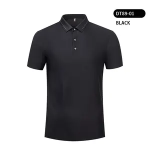 RTS Men's Summer Wear New Look Refreshing And Breathable Polyamide Spandex Best Quality Business POLO Shirt For Men