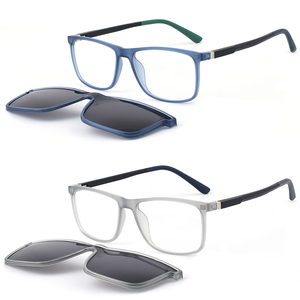 Gafas de sol magnéticas TR90 para hombre y mujer, lentes de sol con Clip, con logotipo personalizado, fabricante, novedad de <span class=keywords><strong>2023</strong></span> - Product Image 5