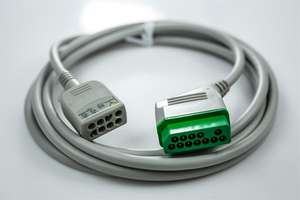 สายเคเบิล <span class=keywords><strong>ECG</strong></span> รุ่น JC-906P ของ Plinma <span class=keywords><strong>OEM</strong></span> ราคาโรงงาน 3/6 อิเล็กโทรด ใช้ได้กับเครื่อง Nihon Kohden - Product Image 2