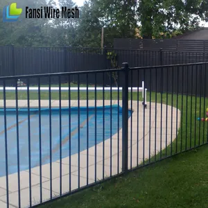 Pagar kolam renang pabrik penjualan laris pagar pengaman baja seng kualitas tinggi pagar keselamatan kolam renang sementara