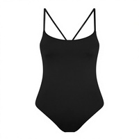 Maillots de bain une pièce sur mesure pour femmes, taille haute, à bretelles élastiques, écologiques, pour la plage, par des fabricants OEM