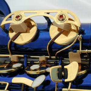 Xingweifang — <span class=keywords><strong>Saxophone</strong></span> professionnel avec clé Bb, couleur bleue, Tenor - Product Image 6