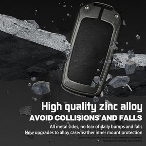 <span class=keywords><strong>Coque</strong></span> de protection pour Renault TWingo 3 Duster Captur Logan Laguna <span class=keywords><strong>Scenic</strong></span> Porte-clés en alliage de cuir pour voiture - Product Image 4