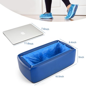 Machine à couvre-chaussures jetables automatique bleue commerciale - Matériau ABS durable, super propre <span class=keywords><strong>pour</strong></span> la maison et le bureau - Product Image 2