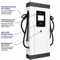 Borne de recharge rapide DC pour véhicules électriques Wanbo-566 160-360kW à double pistolet, CCS1, OCPP 1.6, certifiée UL