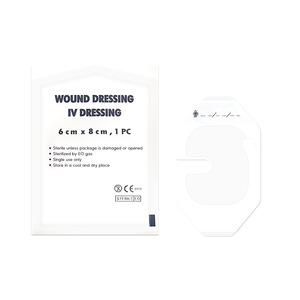 Transparent U-shaped Medical Adhesive Dressing 6x8cm Waterproof Sterile For Catheter Fixation - Product Image 3
