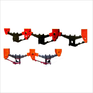 Semi-remorque en acier neuve avec suspension mécanique à 3 essieux de type Fuwa américain de 8 mm, dotée de ressorts à lames 16*90*9 ou 16*90*10 - Product Image 1