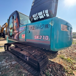 Fournisseur d'usine japonaise d'excavatrices sur chenilles hydrauliques d'occasion Kobelco SK210 de 21 tonnes pour engins de construction - Product Image 1