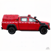 Camion de pompiers Foton 4x4 Diesel |   Nouveau véhicule compact de lutte contre les incendies pour les communautés, les garages souterrains et les forêts
