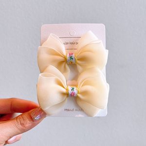 Nuovo fiocco in filo di gelatina a tre strati per bambini con coda di cavallo da principessa carini <span class=keywords><strong>accessori</strong></span> per capelli dolci per bambini - Product Image 2
