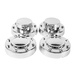 Enjoliveurs de roue Dodge Ram argentés à visser, décoratifs, avant et arrière, pièces de modification automobile LKT146 - Product Image 1