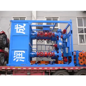 Facteur de vente directe de boue de forage desander/solaire réservoir tampon/tête de puits filtre desander fabriqué en chine