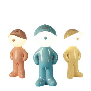 Creative Shy Boy With Hat Standing USB Charging Desk Lamp Cute LED Ambient Night <strong>Light</strong> Home Bedroom Decor Gift <strong>Table</strong> Lamp - Product Image 6