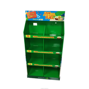 Tùy chỉnh bán lẻ hiển thị đứng cho Khoai Tây Chip sô cô la Biscuit kẹo Snack hai mặt Pop giấy hiển thị giá cho thực phẩm đồ ăn nhẹ - Product Image 4