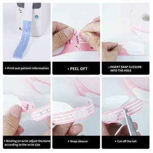 Bracelet étanche médical d'hôpital 1005355-2K pour la cartouche de bracelet d'imprimante <span class=keywords><strong>Zebra</strong></span> HC100 ZD510 - Product Image 2