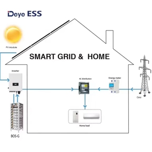 Baterai Penyimpanan Energi Surya Tegangan Tinggi Deye Bos-G-Pro Paket Baterai Lithium 51.2V 100Ah 5.12kWh LiFePO4 Semi-solid State 6000 - Product Image 5