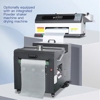 Hot Dual Head I3200 XP600 A3 30cm Dtf Impresora de película de transferencia directa con agitador de polvo para camisetas Todas las telas 16 m/hora