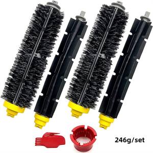 Para iRobot para <span class=keywords><strong>Roomba</strong></span> <span class=keywords><strong>600</strong></span>/700 Series Trapeador húmedo y seco Cepillo principal automático Juego de cepillos laterales Venta caliente para uso doméstico en garaje F - Product Image 6