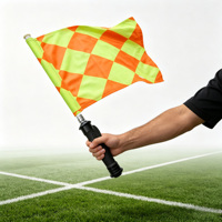 Tragbares Elektronisches Schiedsrichter-Flaggen-Set Kabellose Vibrationsflagge für Fußball-Schiedsrichter