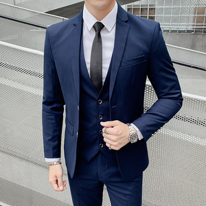 <span class=keywords><strong>Abito</strong></span> M-4XL da <span class=keywords><strong>uomo</strong></span> primavera e autunno in versione coreana completo <span class=keywords><strong>Slim</strong></span> <span class=keywords><strong>Fit</strong></span> professionale tre pezzi vestito da sposa da <span class=keywords><strong>uomo</strong></span> migliore - Product Image 1