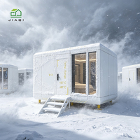 Casa Contenedor Modular de Aluminio, Estructura Modular, Casa Móvil para Proyectos Planos y Vivienda Temporal