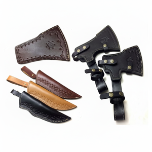 Funda de cuero de grano rico para cuchillos y hachas, producto superior de fábrica prémium - Product Image 1