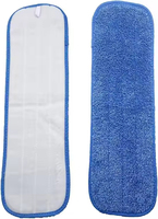 Prix promotionnel le plus récent : Tampon de serpillière microfibre réutilisable 18 pouces pour pulvérisation, usage humide et sec, pour dépoussiérage