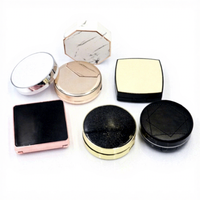 Boîte à coussinets DIY pour fond de teint en poudre libre 15g, distributeur de crème BB liquide, éponge cosmétique, matériel d'emballage