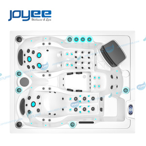 JOYEE OEM Moderne 3 Personnes pour Jacuzzi Spa Extérieur Bain à Remous Système Balboa Hydro Massage Whirlpool Vente d'usine pour Hôtels - Product Image 1