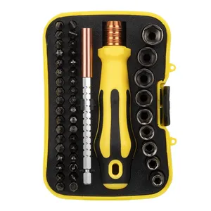 47 Piece screwdriver set bit & socket set,Retractable screwdriver