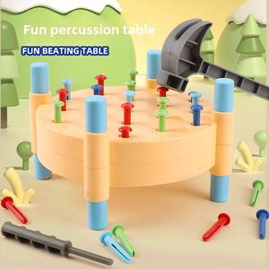 Jouet transfrontalier de simulation ludique pour enfants, marteau à clous en plastique double face pour <span class=keywords><strong>maison</strong></span> de jeu, jouet d'activités manuelles stimulant l'esprit - Product Image 3