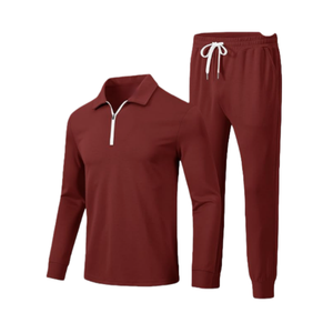 Fabricantes <span class=keywords><strong>de</strong></span> Ropa, Chándal Personalizado <span class=keywords><strong>para</strong></span> Hombre, Conjunto Deportivo <span class=keywords><strong>de</strong></span> 2 Piezas, Sudadera con Cierre <span class=keywords><strong>de</strong></span> 1/4, Pantalones Deportivos, Atuendos Casuales <span class=keywords><strong>para</strong></span> Hombre - Product Image 2