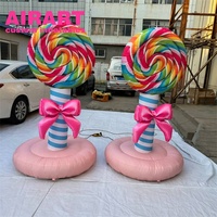 Ballon sucette gonflable de 3 mètres pour événements de mariage, modèle publicitaire pour décorations d'anniversaire