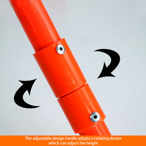 <span class=keywords><strong>Hurdles</strong></span> de football pliables et réglables en hauteur (2 hauteurs), en PVC, pour l'entraînement et la vitesse - Product Image 4