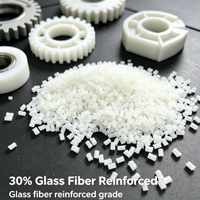 Granulés de nylon PA66 30% GF, granulés de PA66 renforcés de fibres de verre à haute rigidité, matière première à faible rétrécissement pour l'industrie