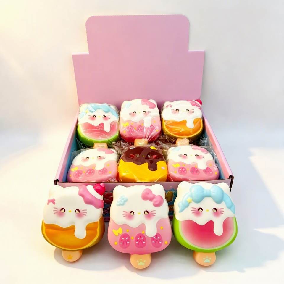 Ice Rising Promotion Cute Ice Cream PU Slow Rising Squishy Toy Soft Squeeze Stress ...