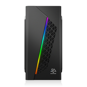 ثلج رجل الثلج MATX Mini <span class=keywords><strong>ITX</strong></span> CS022 شعبية هيكل الكمبيوتر حالة الألعاب منتصف برج الاكريليك كمبيوتر سطح المكتب الأسود - Product Image 3