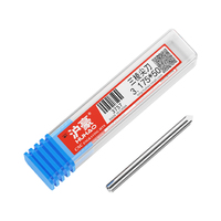 HUHAO 3.175mm carbure 3faces fraise gravure lame v Bit pour CNC routeur sculpture Machine foret pour CNC bois 3757