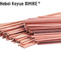 Bâtonnets de soudure argentés personnalisés 1.3*3.2*250mm 2%/5%/15% – Fil de soudure plat en cuivre phosphoreux
