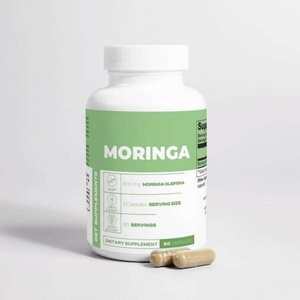 Cápsulas de Polvo de Hoja de Moringa 100% Pura OEM, Mejora la Densidad Ósea, Antioxidantes de Moringa, Extracto de Planta de Moringa - Product Image 2