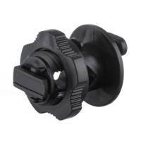 Isolateur rond à visser pour clôture électrique, support de fil de poteau de 15 mm avec support multi-fils supérieur de 5 mm et inférieur de 2,5 mm