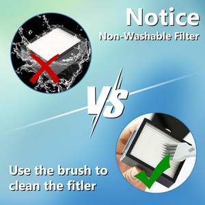 <span class=keywords><strong>I</strong></span>-<span class=keywords><strong>Robot</strong></span> Roomba E Series Filtres de remplacement à haute efficacité 6 Pack 1 Brosse de nettoyage Filtres à main améliorés <span class=keywords><strong>i1</strong></span> + + +/plus + E7 - Product Image 5